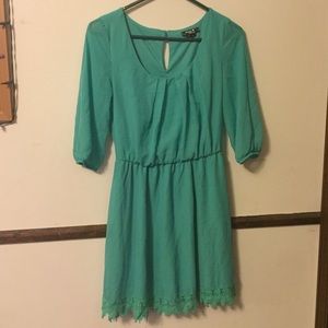 A sequin hearts dress