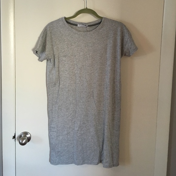 Gray cotton t-shirt dress, never been worn