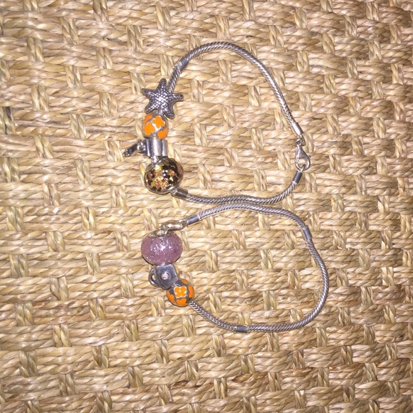 🎉❌SOLD🎉Silver Pandora Look A Like bracelets