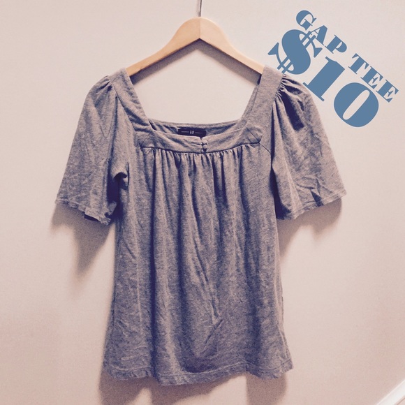 Gap shirt cute sleeves perfect basic XS - Picture 1 of 3