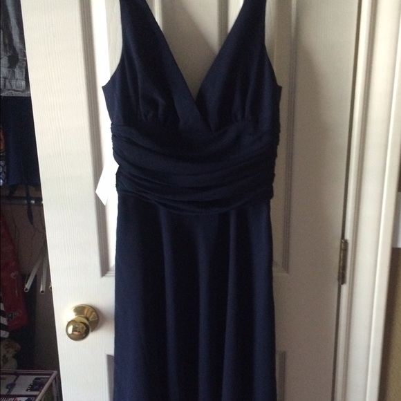 "Vintage" navy blue dress