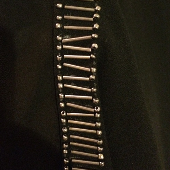 Sheer beaded papaya tank - Picture 4 of 4