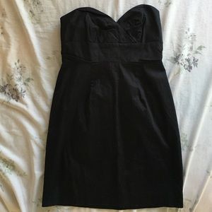 The perfect strapless black dress NWT