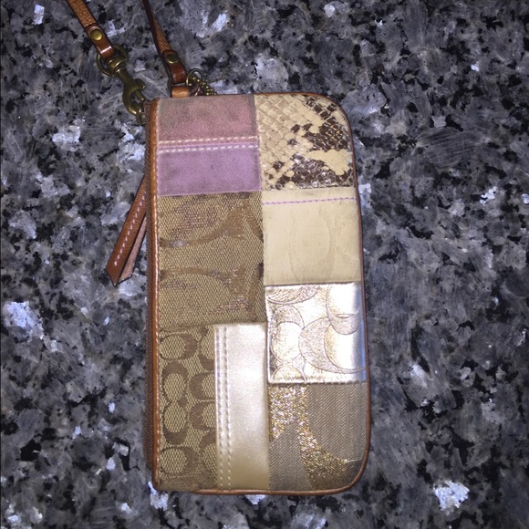 Coach Patchwork Wristlet - image 2