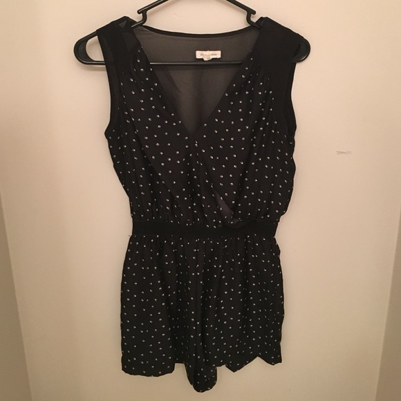 Silence + Noise Romper with Mesh Back