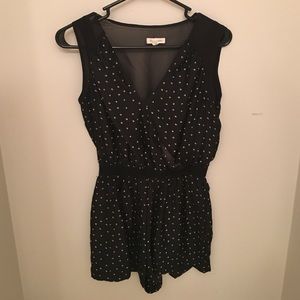 Silence + Noise Romper with Mesh Back