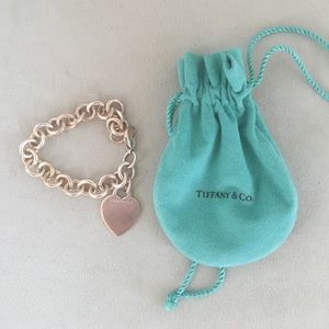 Tiffany heart charm bracelet
