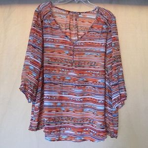 Living Doll Tops - Living Doll sheer blouse size 2X Living Doll Tops - Living Doll sheer blouse size 2X