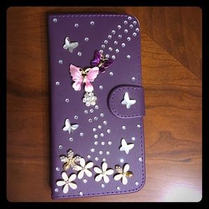 New iPhone plus case,purple in color