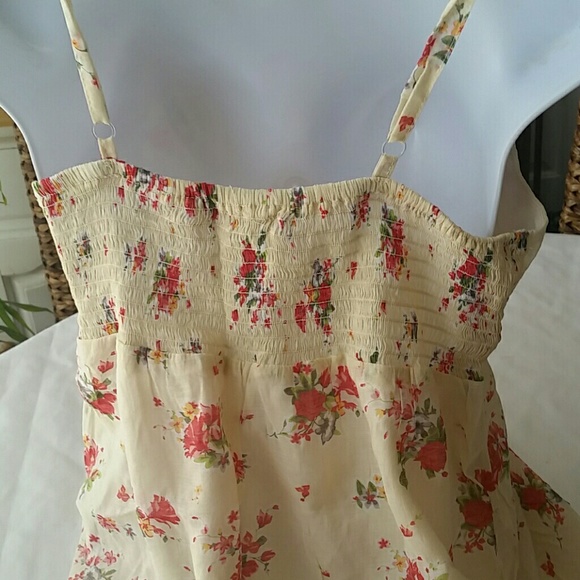 floral print babydoll tank top - Picture 3 of 3