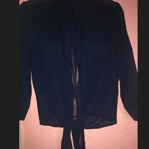 Navy blue shirt