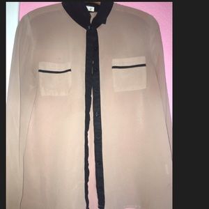 Tan blouse