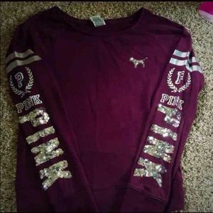 Pink Victoria Secret shirt on hold