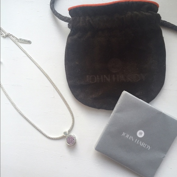 John Hardy pink tourmaline necklace