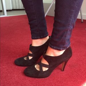 Franco Sarto Black Suede Pump Miu Miu