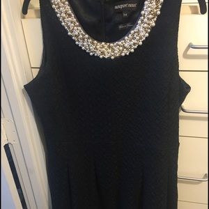 Black semi formal knee length dress