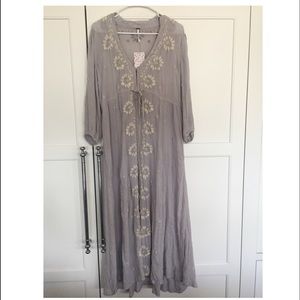 Free People Embroidered Fable Dress