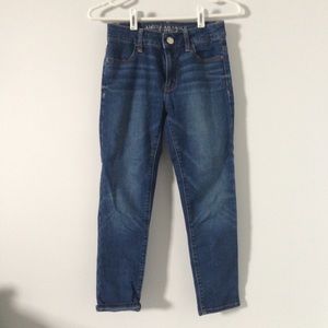 American eagle cropped stretchy jeans