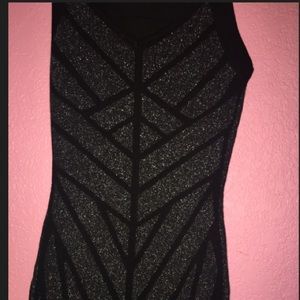 Black shimmery dress