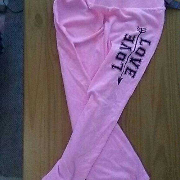 Soft Pink "LOVE" Sweatpants!