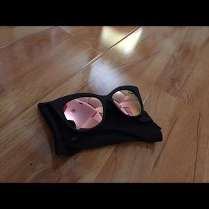 Pink Reflective Sunglasses