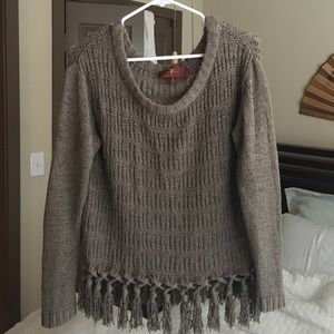 Seven for all mankind tweed sweater