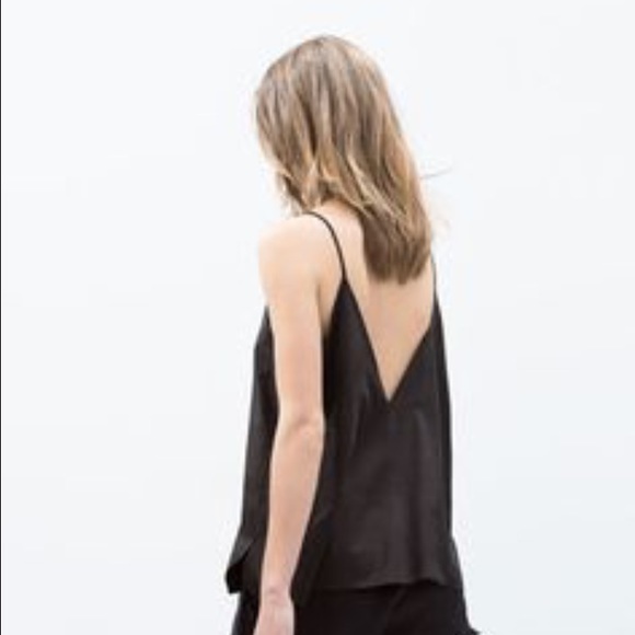 Zara tank faux suede