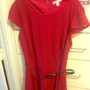 Red A Line dress