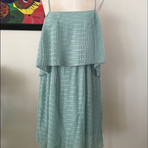 Sanctuary Clothing Polka Dot Pleated Dress