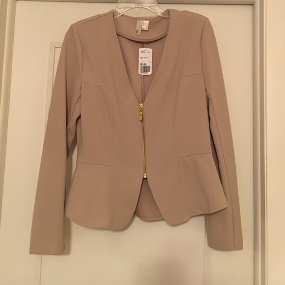 Peplum blazer