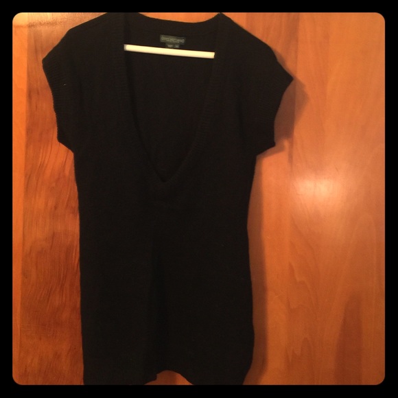 Wool/cashmere v neck sweater tunic Ralph Lauren