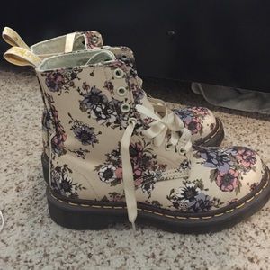 Floral Doc Martens