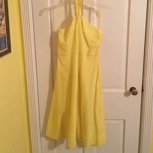 J.Crew Yellow Halter dress