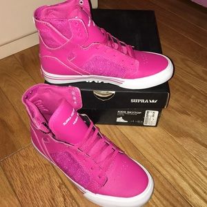 NEW pink Supras hightops