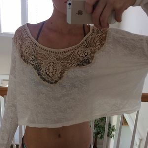 Free People embroidered sweater