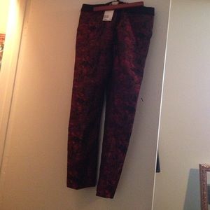 H&M Asian-Inspired Printed Pants