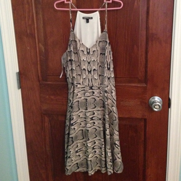 Snake print Express dress