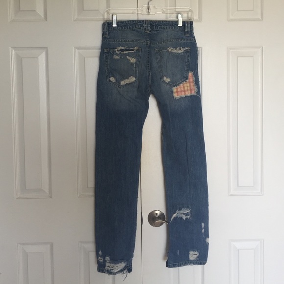 Free people distressed denim jeans - Picture 2 of 4