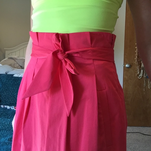 Pink skirt. Remove able belt