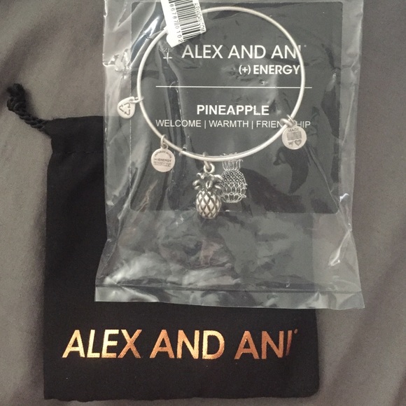 Alex and Ani ** Retired Pineapple Bangle**