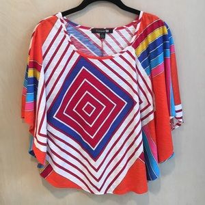 Flowy colorful top