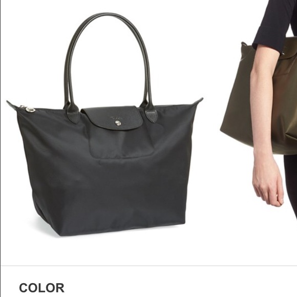 Long champ 'Le Pliage Neo-Large' Tote