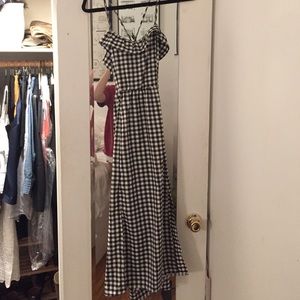 Urban outfitters ruffle midi dress