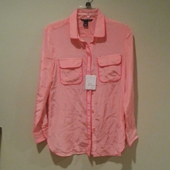 100% silk Victorias Secret blouse NWT