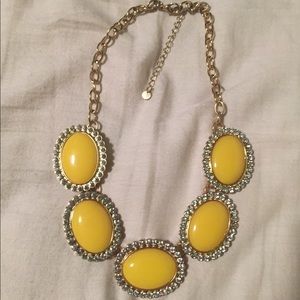 Yellow Statement Necklace