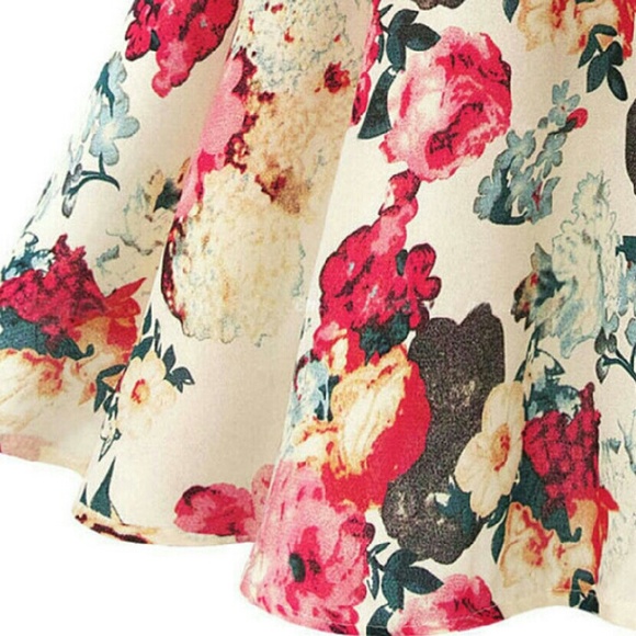 Chiffon Floral Sleeveless Dress or Top - Picture 2 of 3