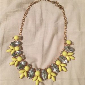 Yellow Statement Necklace