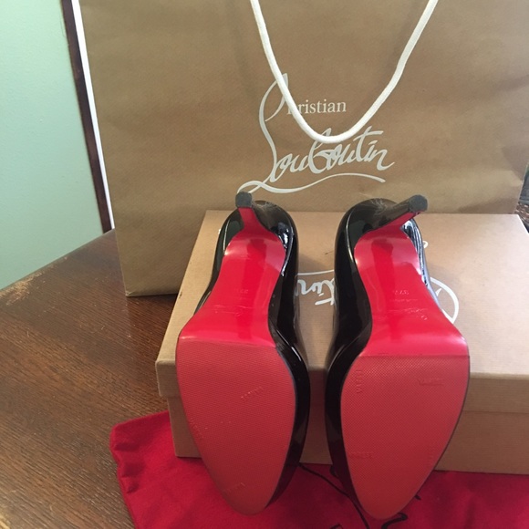 Christian Louboutin black Bianca 140mm pumps - Picture 2 of 4