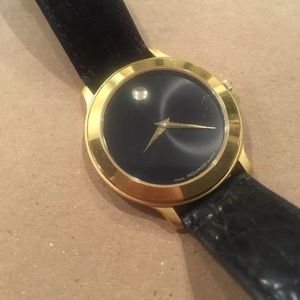 18kt gold Movado vintage watch