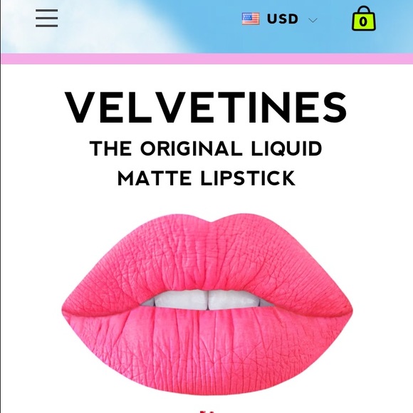 Swatched only Lime Crime Flamingo velvetine